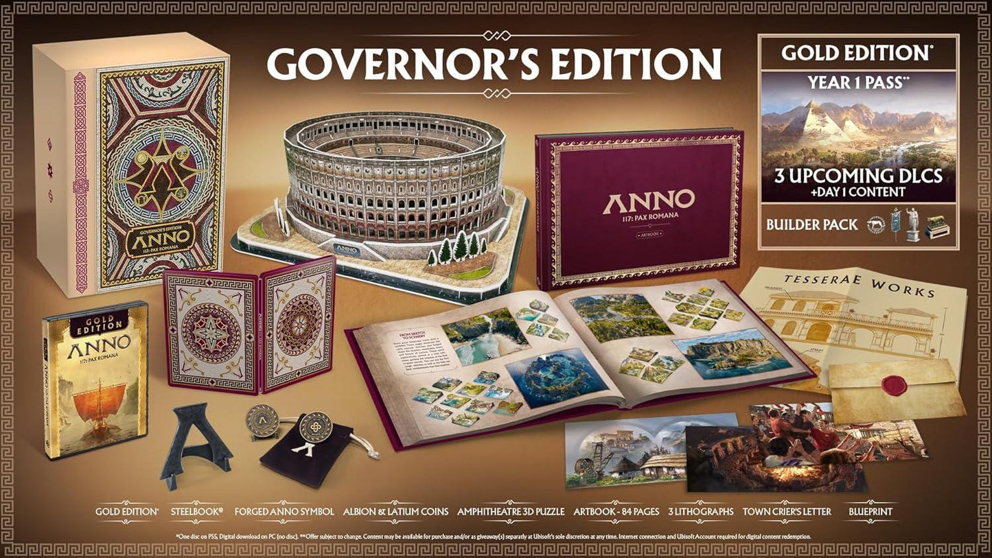 Anno 117: Pax Romana [Governor's Edition] - Playstation 5
