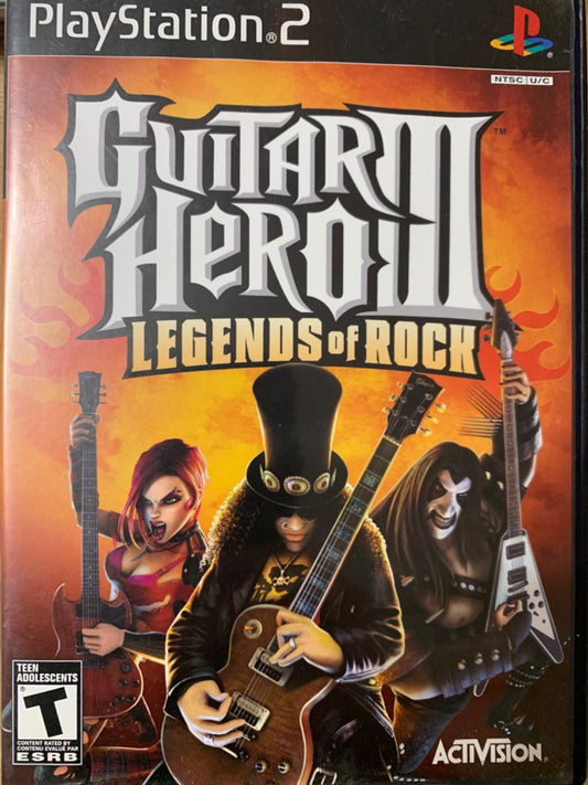 Guitar Hero III Legends of Rock [Not for resale] - Playstation 2