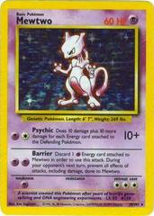 Mewtwo #10 - Pokemon Base Set