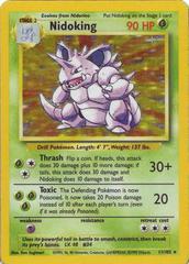Nidoking #11 - Pokemon Base Set