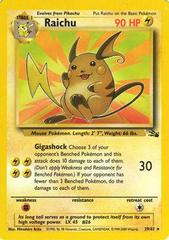 Raichu #14 - Pokemon Fossil