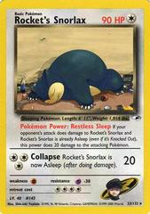 Rocket's Snorlax #33 - Pokemon Gym Heroes
