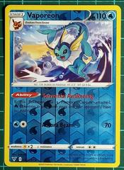 Vaporeon [Reverse Holo] #30 - Pokemon Vivid Voltage