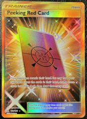 Peeking Red Card #169 - Pokemon Ultra Prism