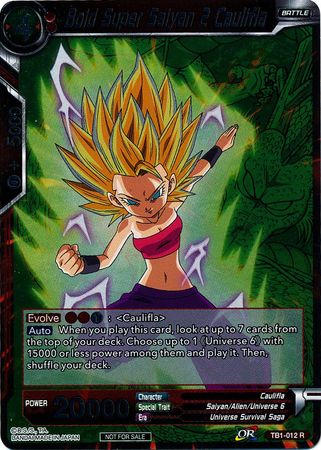 Bold Super Saiyan 2 Caulifla (Event Pack 2 - 2018) (TB1-012) [Promotion Cards]