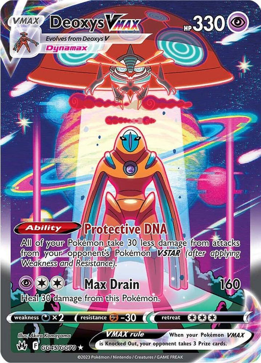 Deoxys VMAX #GG45 - Pokemon Crown Zenith