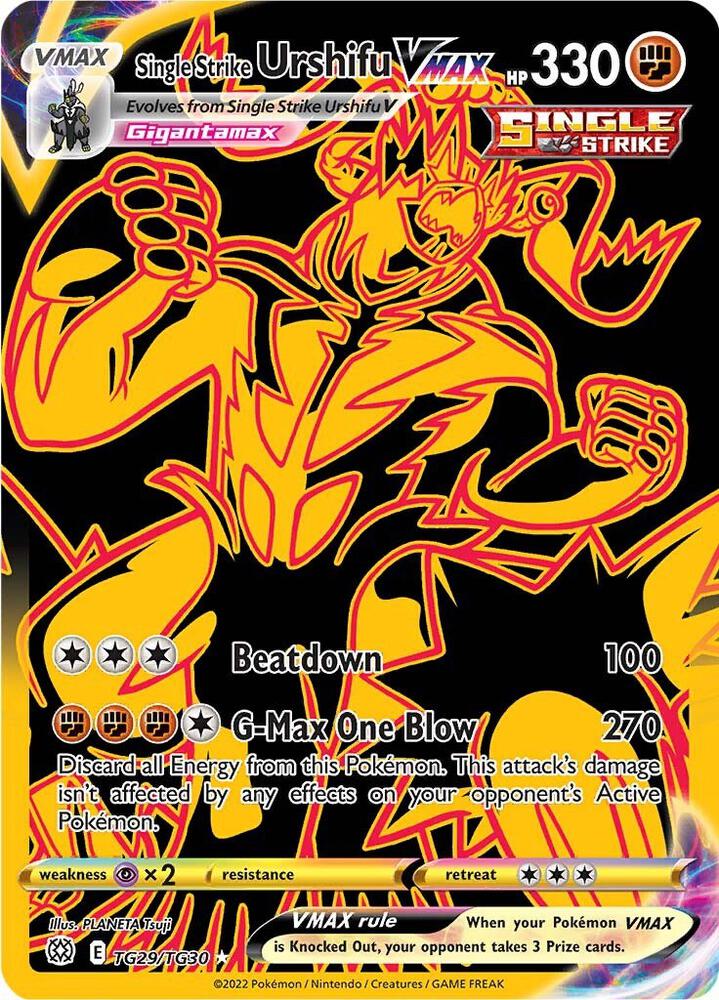 Single Strike Urshifu VMAX TG - Pokemon Brilliant Stars