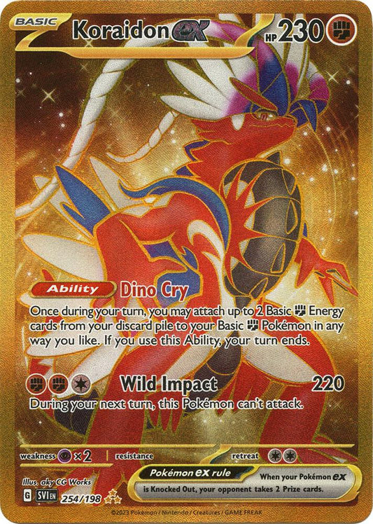 Koraidon ex #254 - Pokemon Scarlet & Violet