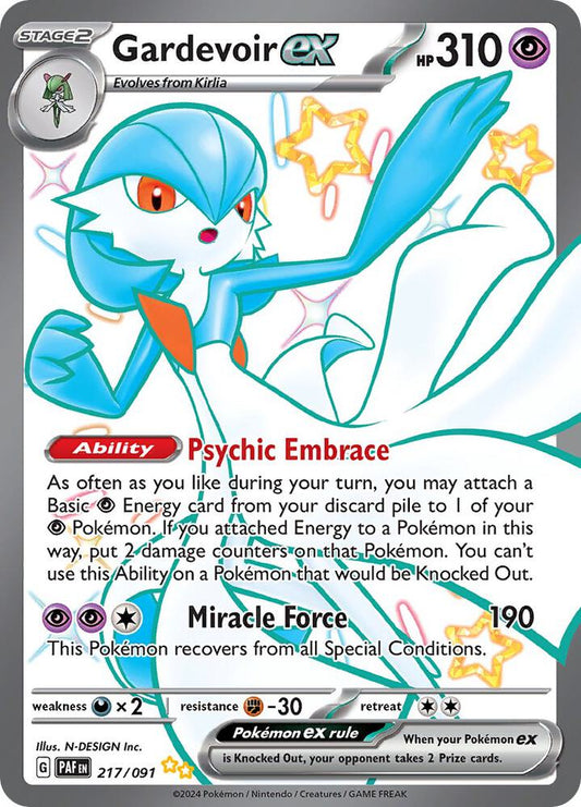 Gardevoir ex #217 - Pokemon Paldean Fates