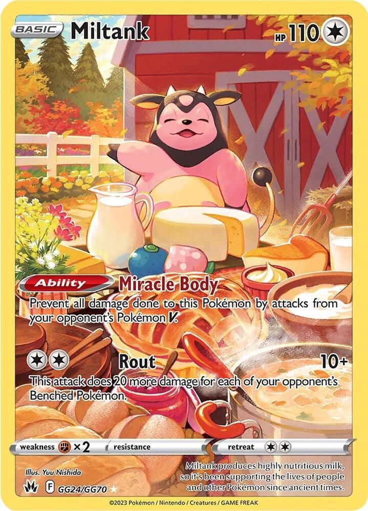 Miltank #GG24 - Pokemon Crown Zenith