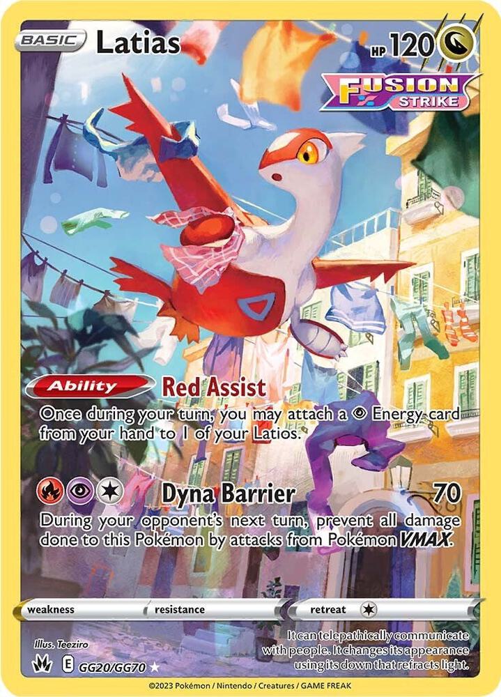 Latias #GG20 - Pokemon Crown Zenith