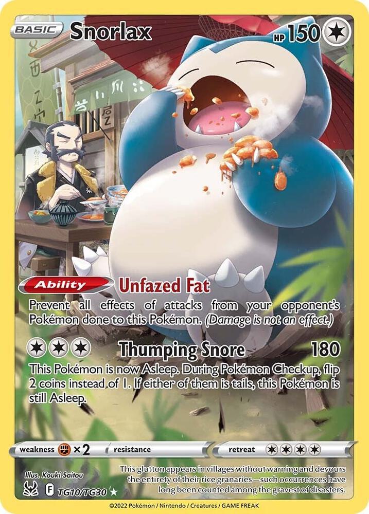 Snorlax #TG10 - Pokemon Lost Origin