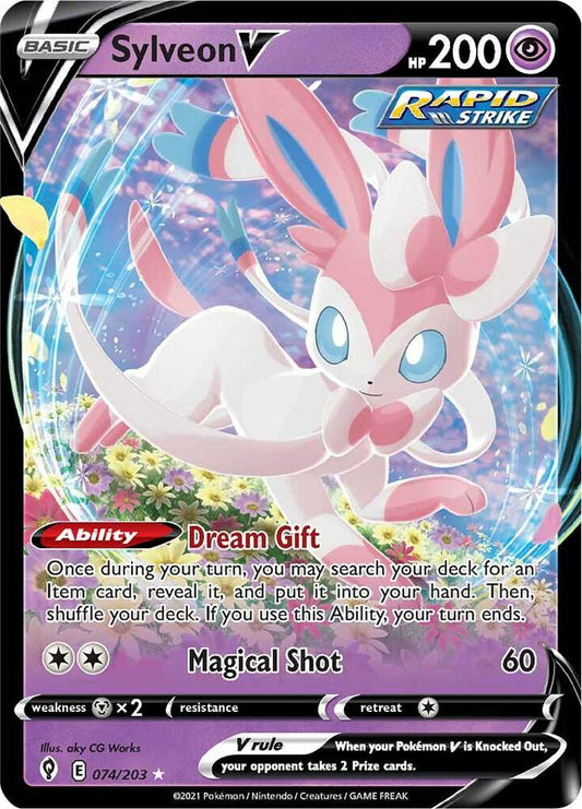 Sylveon V #74 - Pokemon Evolving Skies