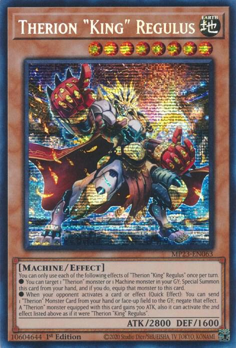 Therion King Regulus MP23-EN063 - YuGiOh 25th Anniversary Tin: Dueling Heroes Mega Pack