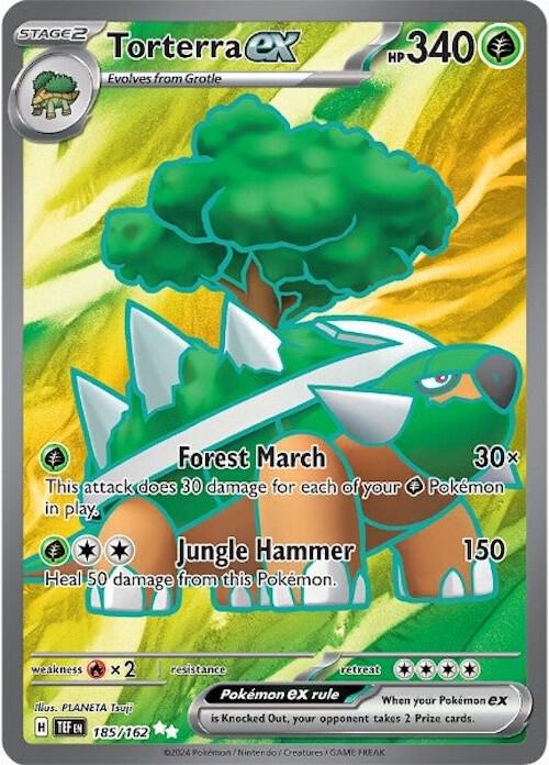 Torterra ex #185 - Pokemon Temporal Forces