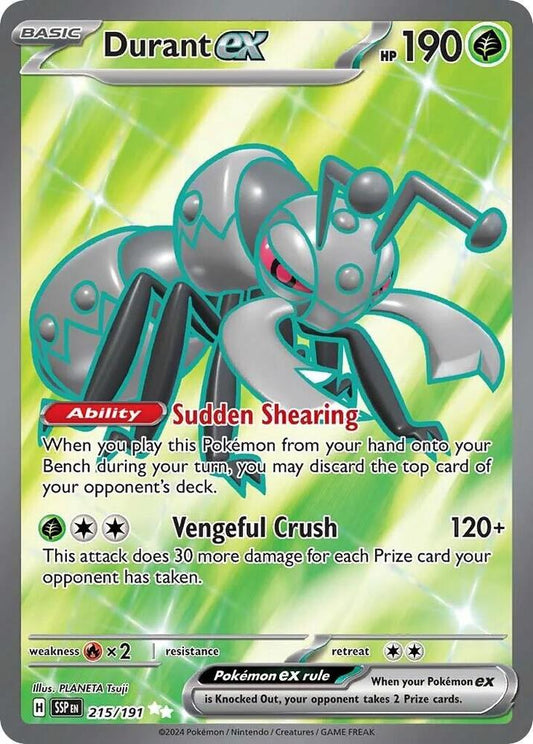 Durant ex #215 - Pokemon Surging Sparks