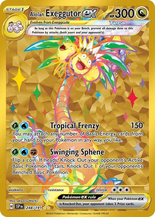 Alolan Exeggutor ex #248 - Pokemon Surging Sparks