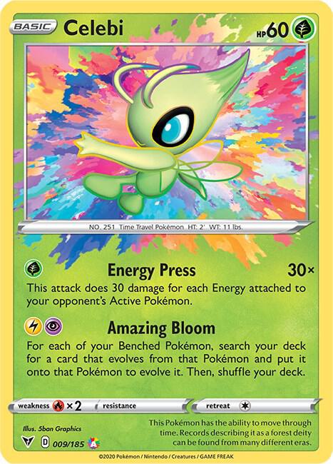 Celebi [Holo] #9 - Pokemon Vivid Voltage