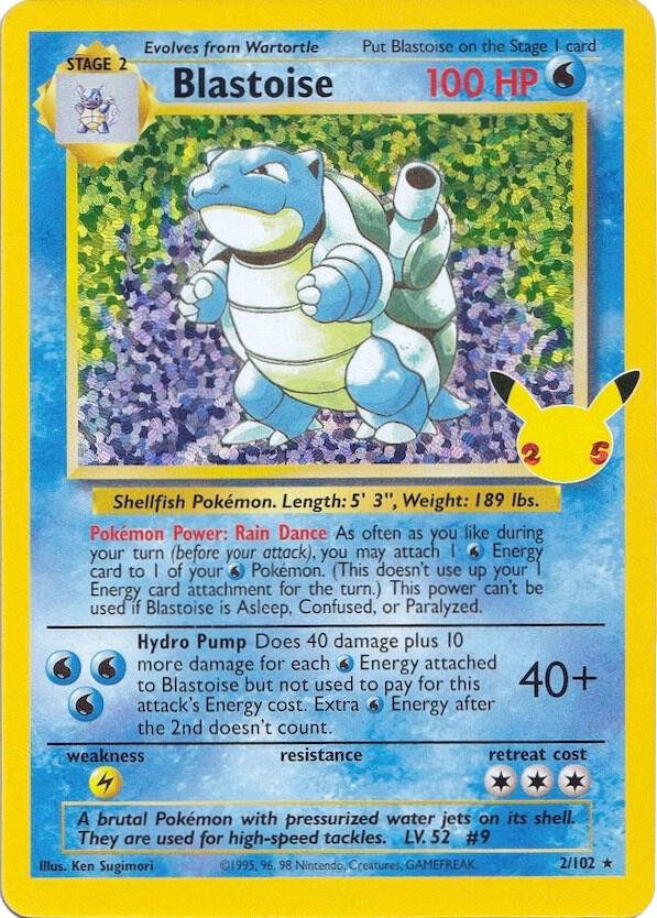 Blastoise #2 - Pokemon Celebrations