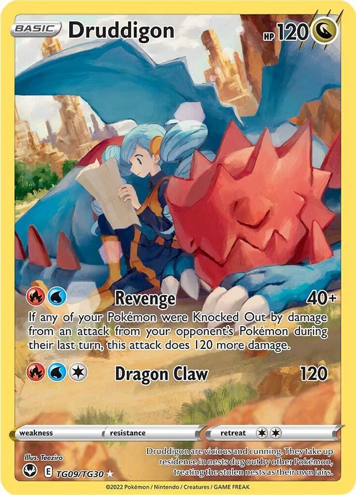 Druddigon #TG09 - Pokemon Silver Tempest