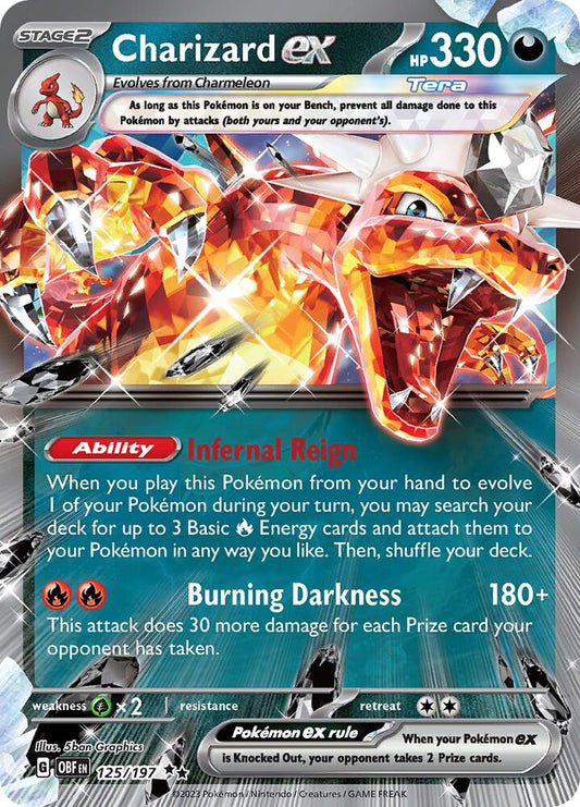 Charizard ex #125 - Pokemon Obsidian Flames