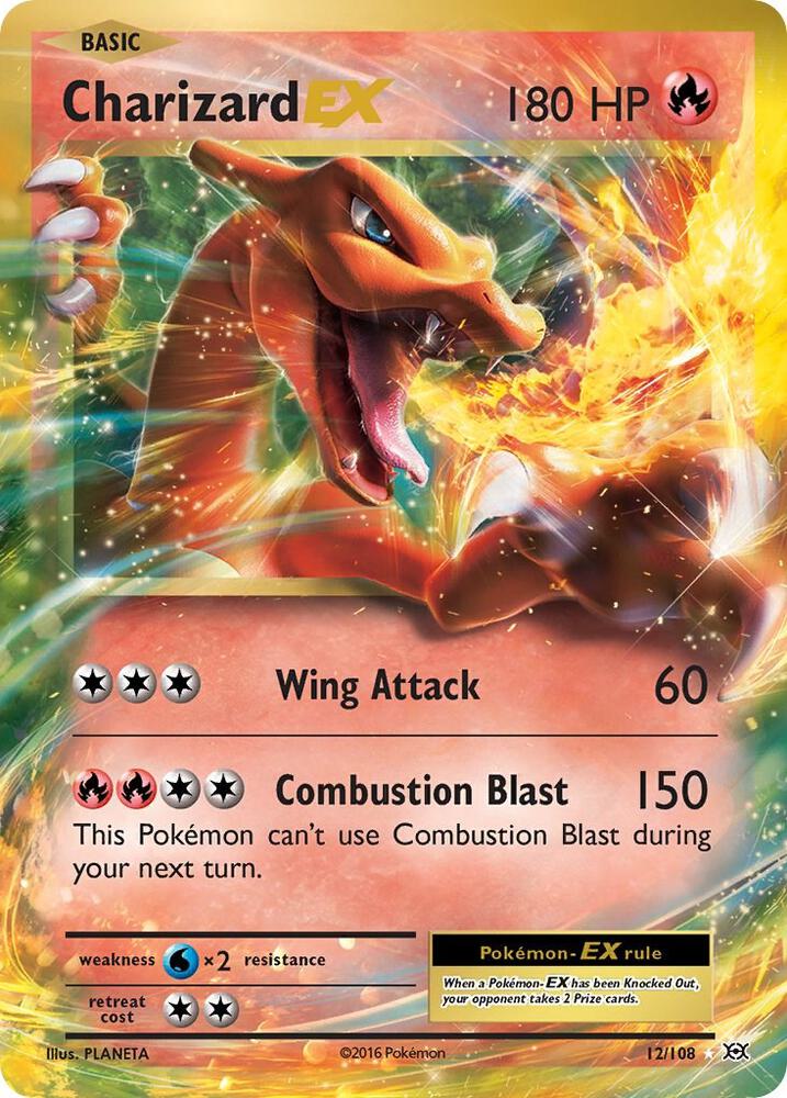 Charizard EX #12 - Pokemon Evolutions