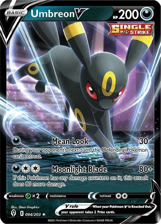 Umbreon V #94 - Pokemon Evolving Skies