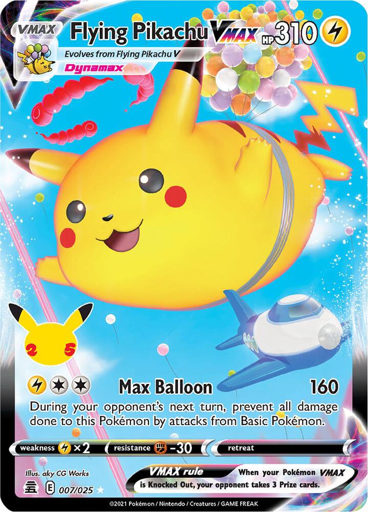 Flying Pikachu VMAX #7 - Pokemon Celebrations