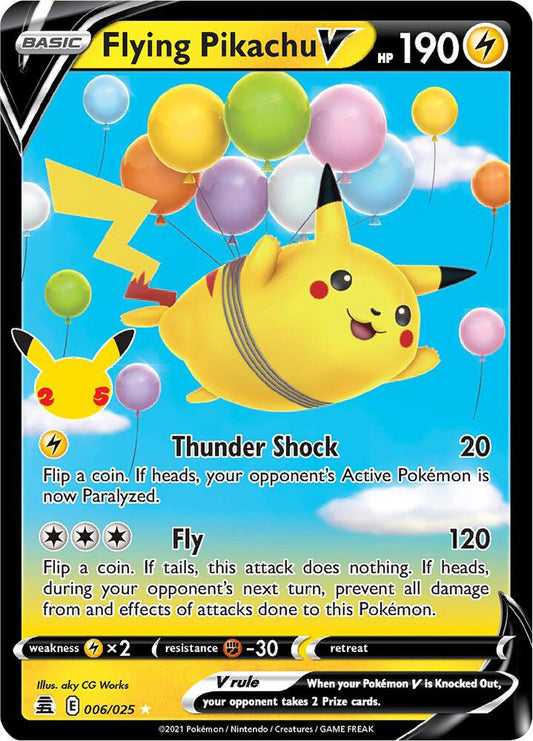 Flying Pikachu V #6 - Pokemon Celebrations