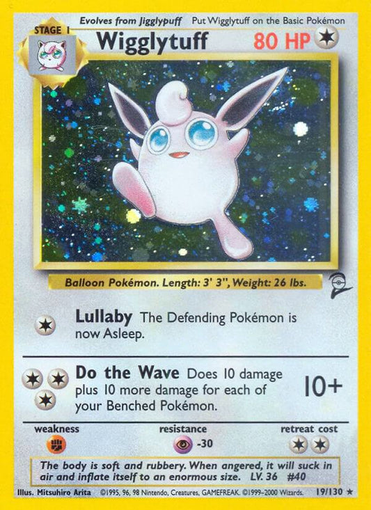 Wigglytuff #19 - Pokemon Base Set 2