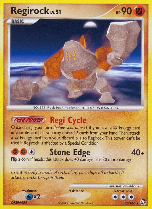 Regirock [Reverse Holo] #38 - Pokemon Legends Awakened