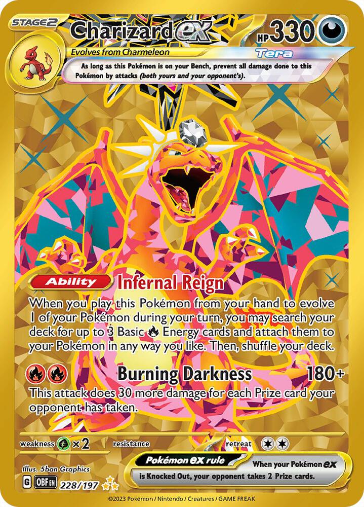 Charizard ex #228 - Pokemon Obsidian Flames