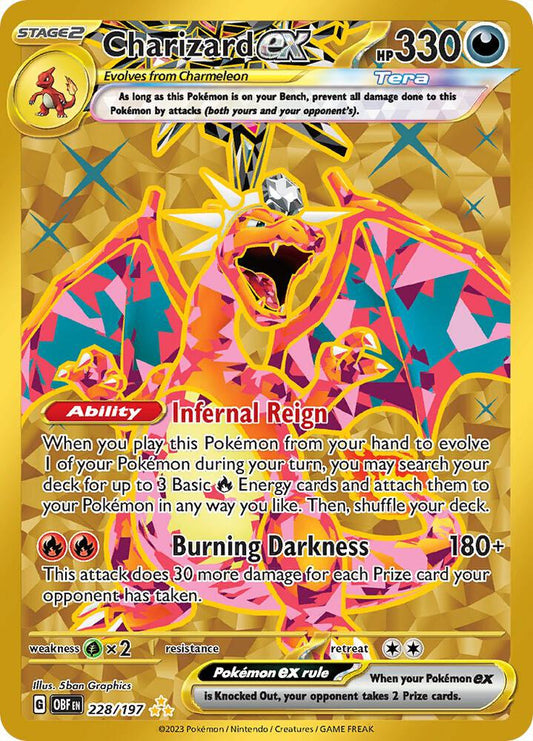 Charizard ex #228 - Pokemon Obsidian Flames