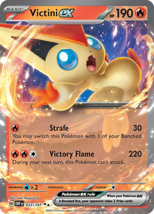 Victini ex #33 - Pokemon Obsidian Flames