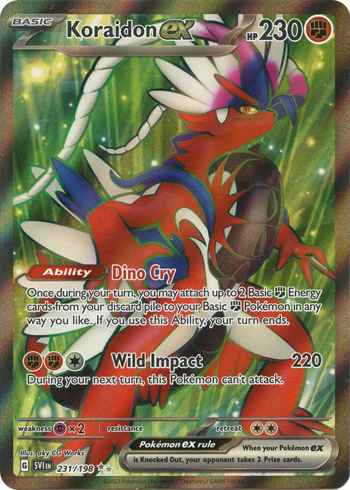 Koraidon ex #231 - Pokemon Scarlet & Violet