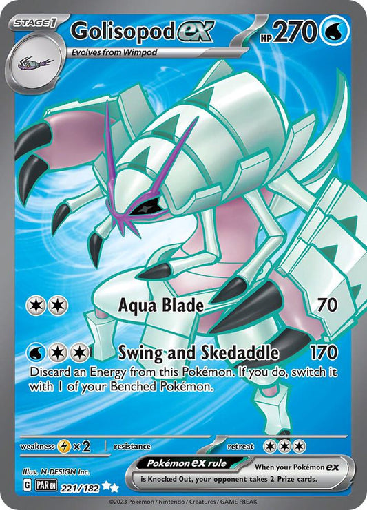 Golisopod ex #221 - Pokemon Paradox Rift