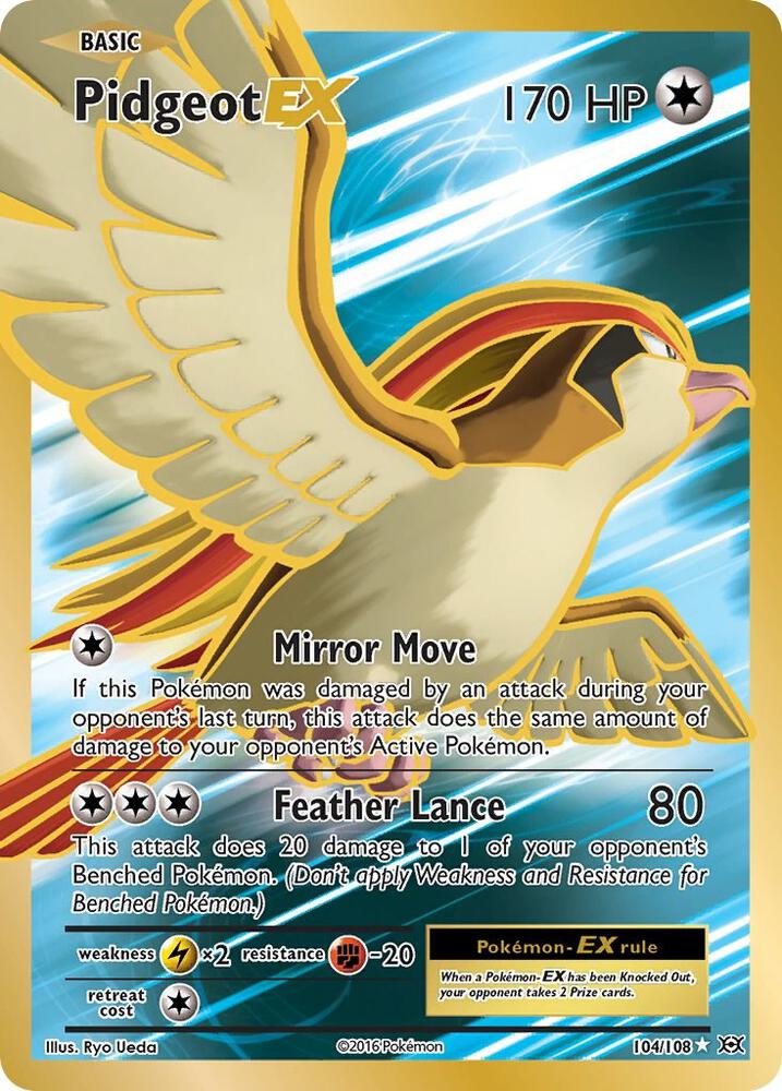 Pidgeot EX #104 - Pokemon Evolutions