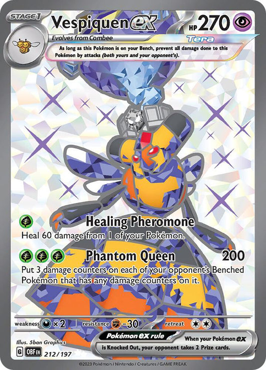 Vespiquen ex #212 - Pokemon Obsidian Flames