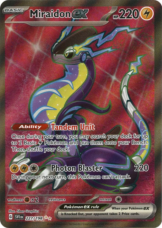 Miraidon ex #227 - Pokemon Scarlet & Violet