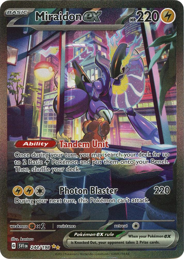 Miraidon ex #244 - Pokemon Scarlet & Violet