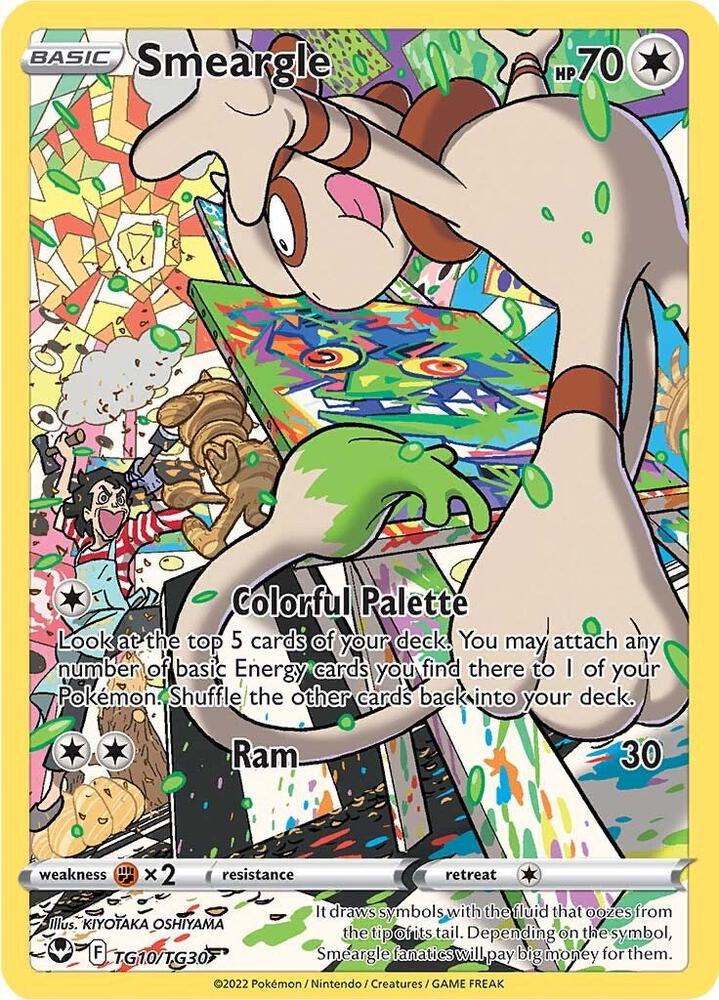 Smeargle #TG10 - Pokemon Silver Tempest