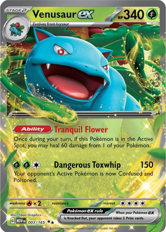 Venusaur ex #3 - Pokemon Scarlet & Violet 151