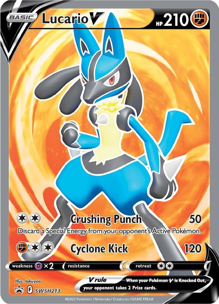 Lucario V #SWSH213 - Pokemon Promo