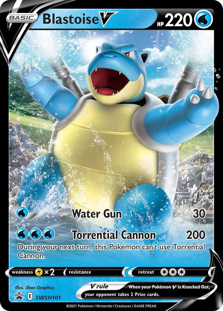 Blastoise V #SWSH101 - Pokemon Promo