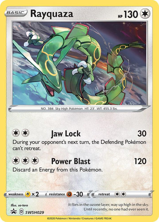 Rayquaza #SWSH029 - Pokemon Promo