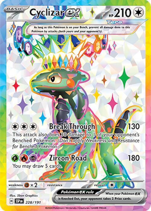 Cyclizar ex #228 - Pokemon Surging Sparks