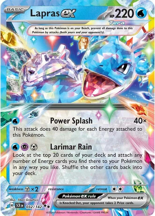 Lapras ex #32 - Pokemon Stellar Crown