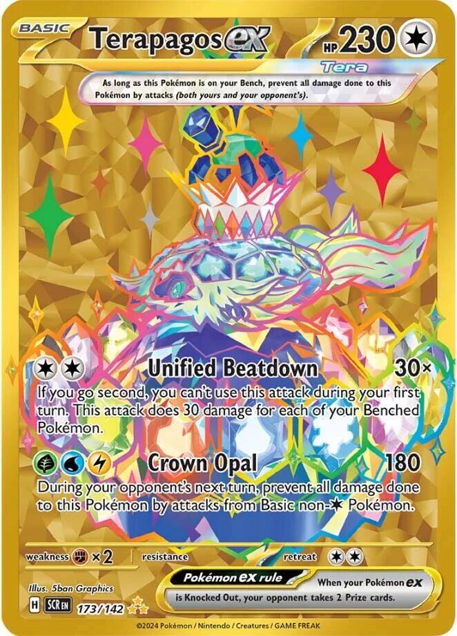 Terapagos ex #173 - Pokemon Stellar Crown