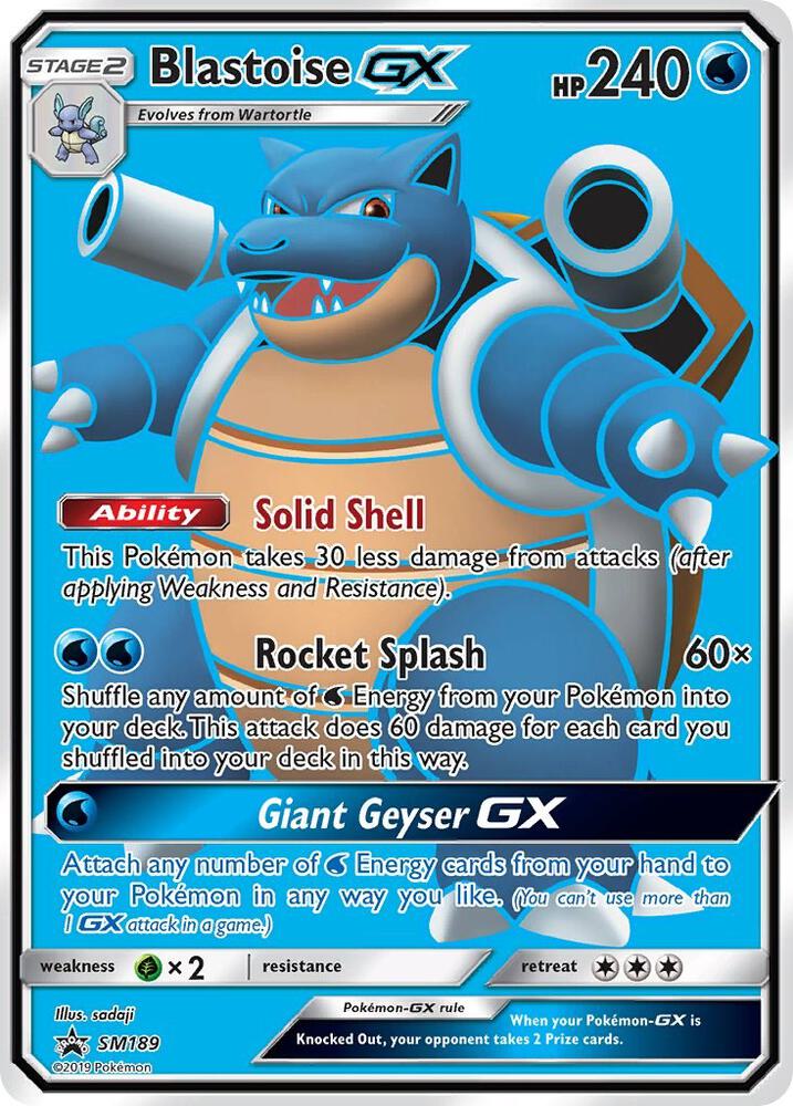 Blastoise GX #SM189 - Pokemon Promo