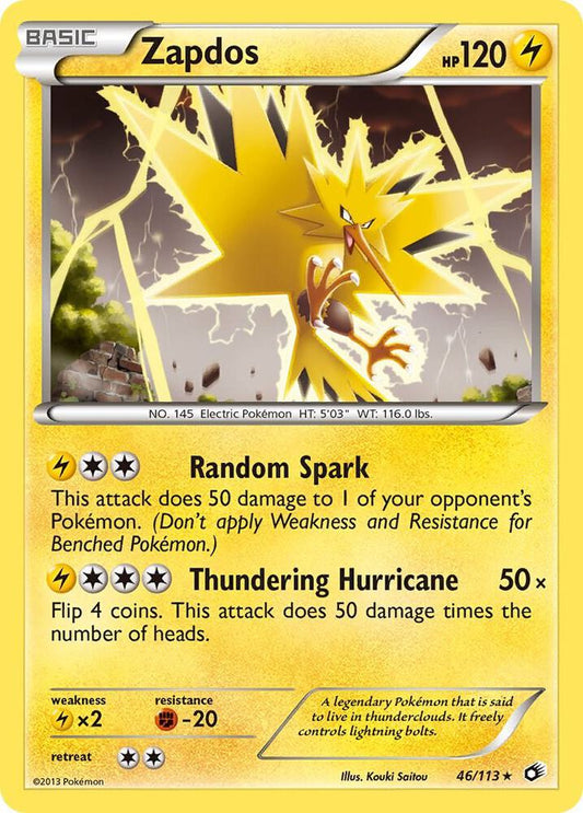 Zapdos #46 - Pokemon Legendary Treasures